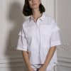 Women Evi Grintela | White Shirt With Front Pockets