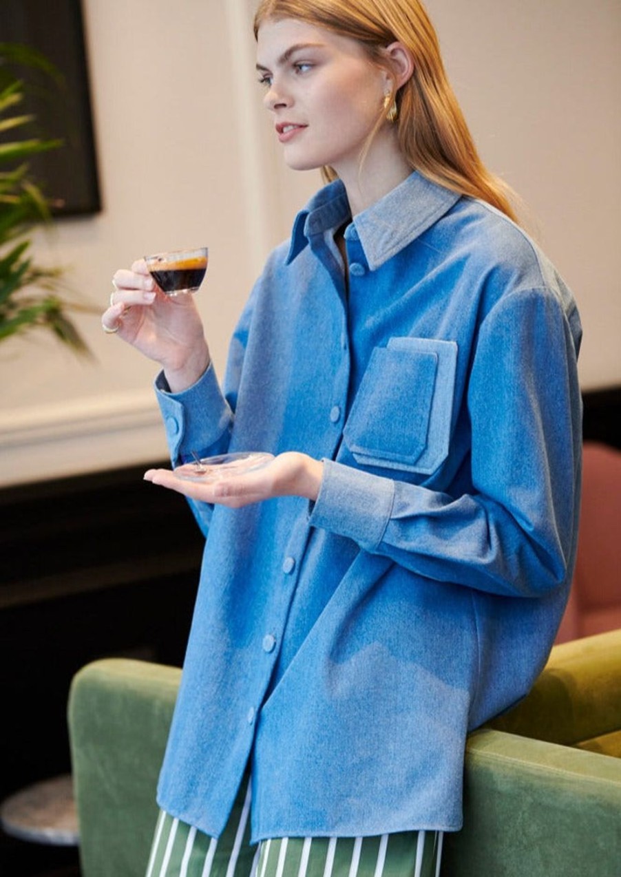 Women Evi Grintela | Amber Denim Shirt