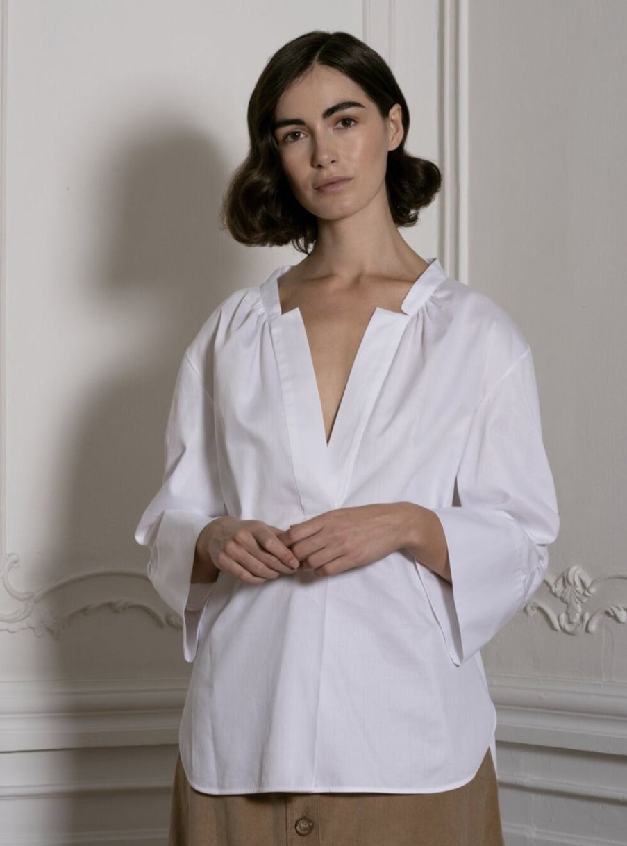 Women Evi Grintela | V-Neck Blouse In White