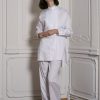 Women Evi Grintela | White Tuxedo Shirt