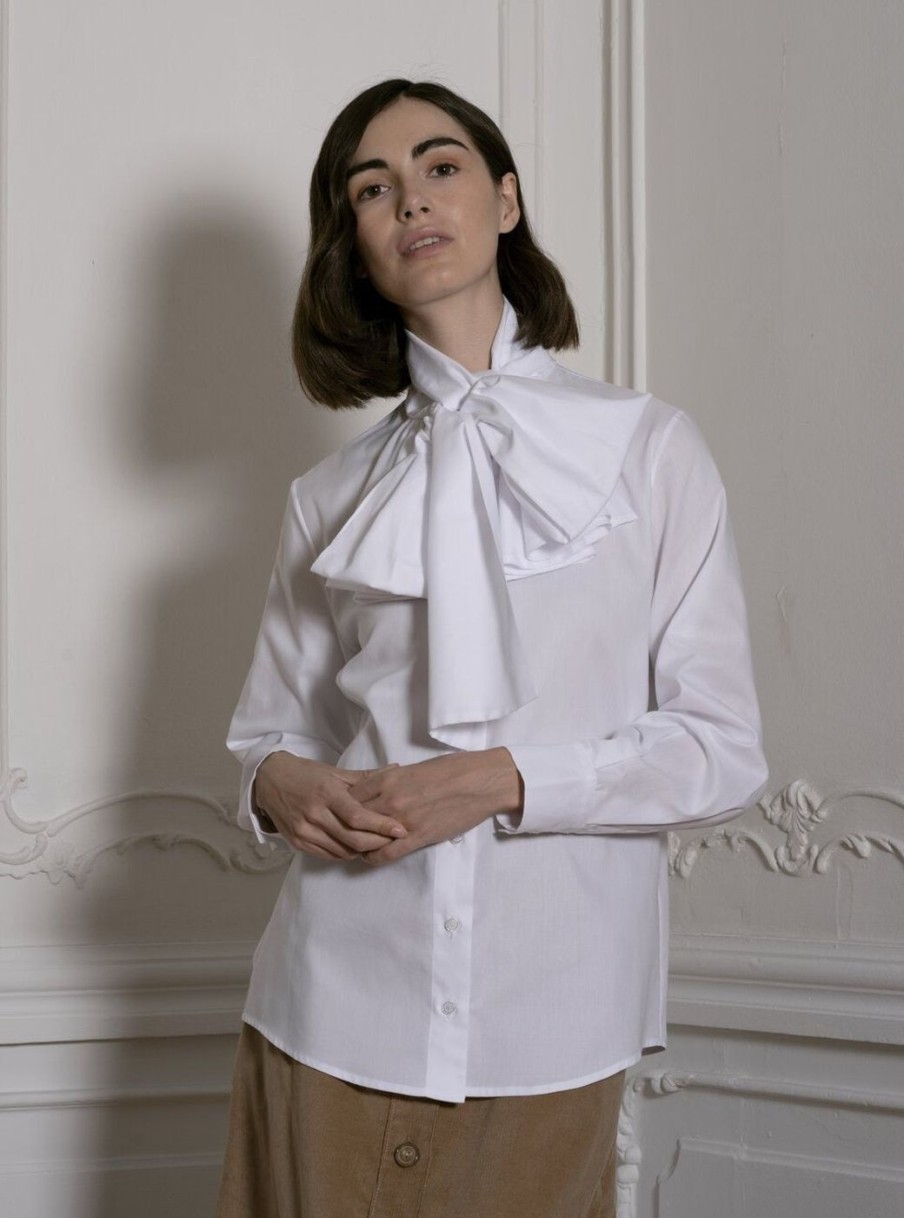 Women Evi Grintela | White Shirt With Bow